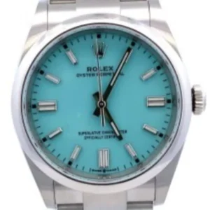 ロレックス オイスターパーペチュアル 126000　ターコイズブルー