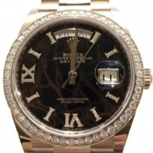 ロレックス デイデイト 128345RBR ブラウン ローマインデックス