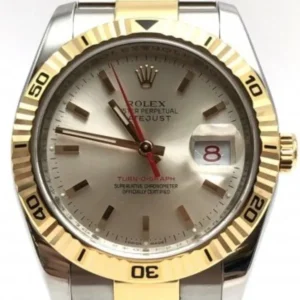 ロレックス デイトジャスト ターノグラフ 116261 シルバー