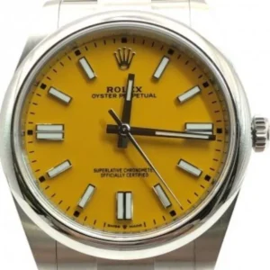 ロレックス オイスターパーペチュアル 124300　イエロー