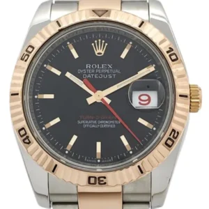 ロレックス デイトジャスト ターノグラフ 116261 ブラック