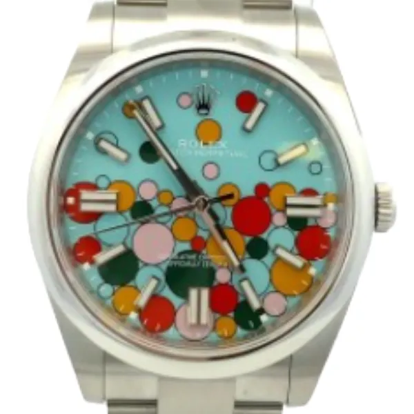 ロレックス オイスターパーペチュアル 124300 セレブレーションモチーフ