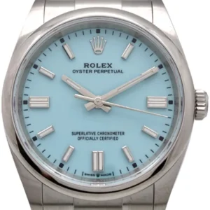 ロレックス オイスターパーペチュアル 126000 ターコイズブルー