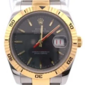 ロレックス デイトジャスト ターノグラフ 116263 ブラック  ブラック