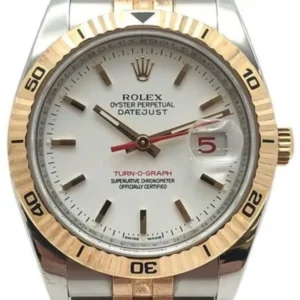 ロレックス デイトジャスト ターノグラフ 116261 ホワイト