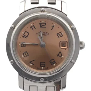 エルメス クリッパー CL4.210 オレンジ文字盤