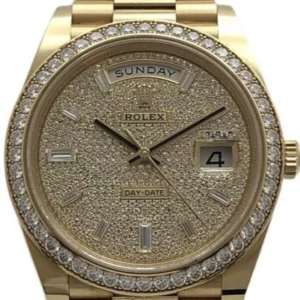 ロレックス デイデイト 228348RBR　ゴールド
