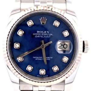 ロレックス デイトジャスト 116234G 10Pダイヤモンドインデック