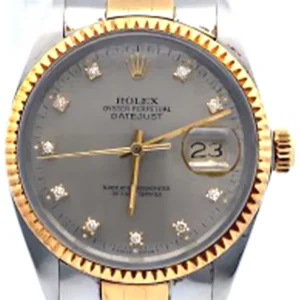 ロレックス デイトジャスト 16013G  10Pダイヤモンドインデックス