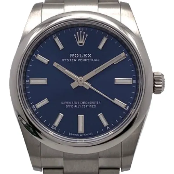 ロレックス オイスターパーペチュアル 124200 ネイビー
