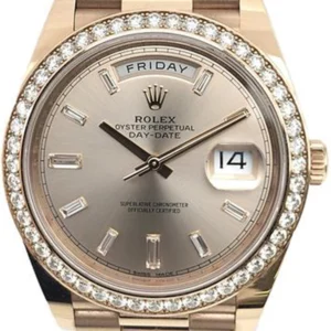ロレックス デイデイト 228345RBR　シルバー