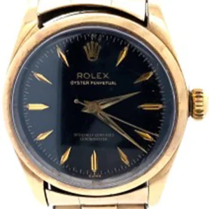 ロレックス オイスターパーペチュアル 6634　ブラック