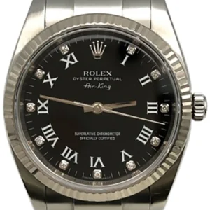 ロレックス エアキング 114234G　ブラック
