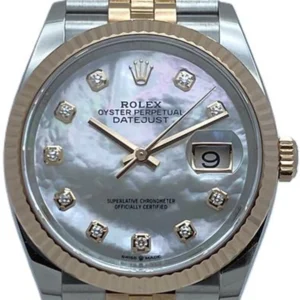 ロレックス デイトジャスト 126231NG ホワイトシェル