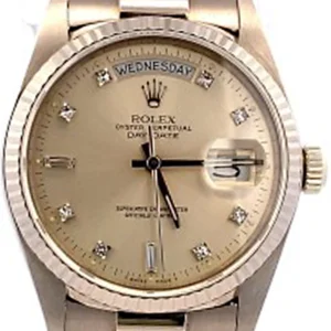 ロレックス デイデイト 18039A　10Pダイヤモンドインデックス　