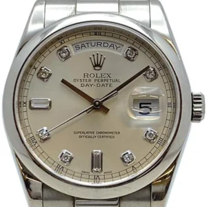 ロレックス デイデイト 118209A　10Pダイヤモンドインデックス