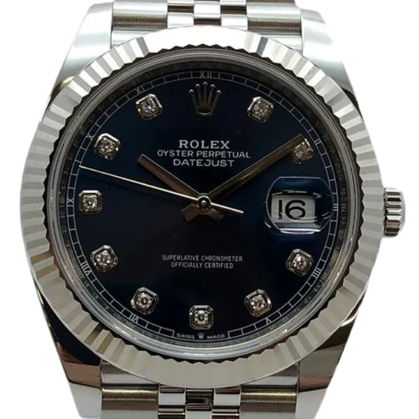 ロレックス デイトジャスト 126334G　10Pダイヤモンドインデックス