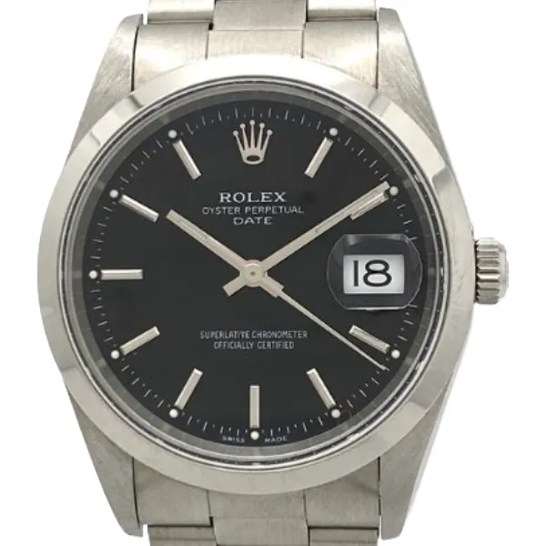 ロレックス オイスターパーペチュアルデイト 15200 ブラック