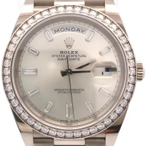 ロレックス デイデイト 228349RBR　シルバー　