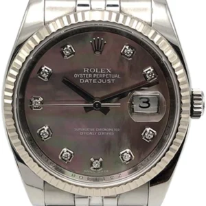 ロレックス デイトジャスト 116234NG　ブラックシェル