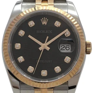 ロレックス デイトジャスト 116231G　10Pダイヤモンドインデックス