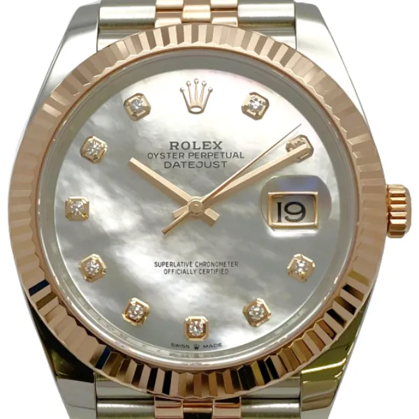 ロレックス デイトジャスト 126331NG ホワイトシェル