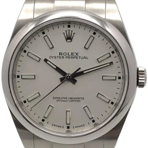 ロレックス オイスターパーペチュアル 114300　ホワイト