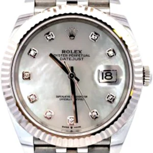 デイトジャスト 126334NG ホワイトシェル