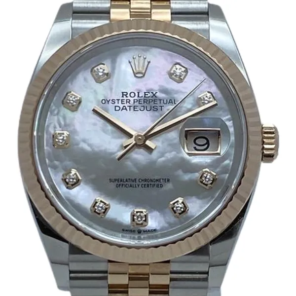 ロレックス デイトジャスト 126231NG　ホワイトシェル