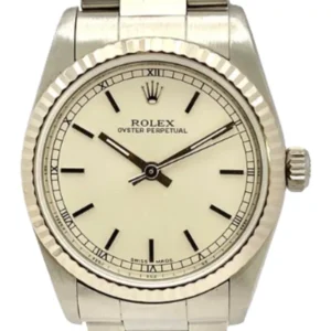 ロレックス オイスターパーペチュアル 77014 シルバー