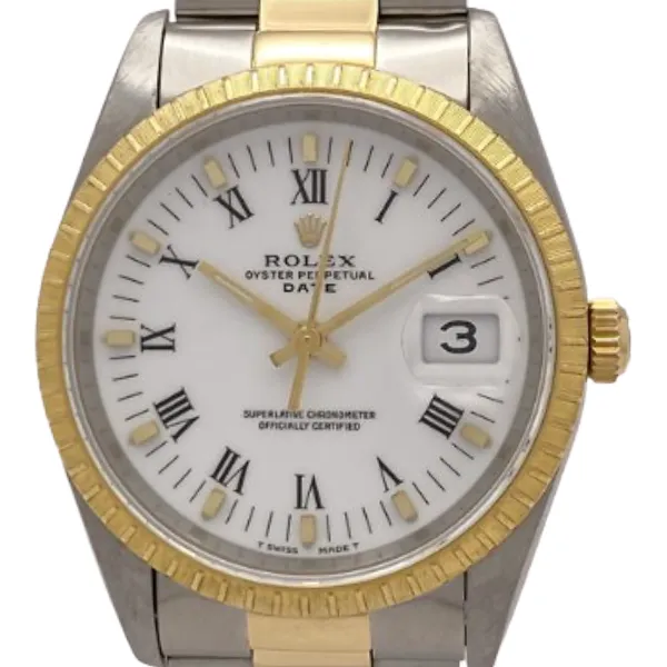 ロレックス オイスターパーペチュアルデイト 15223 ホワイト