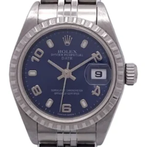 ロレックス オイスターパーペチュアルデイト 79240 ブルー