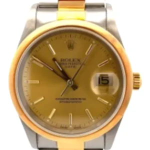 ロレックス オイスターパーペチュアルデイト 15203 ゴールド