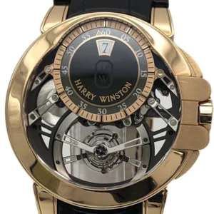 ハリー・ウィンストン オーシャン トゥールビヨン ジャンピングアワー OCEMTJ45RR001