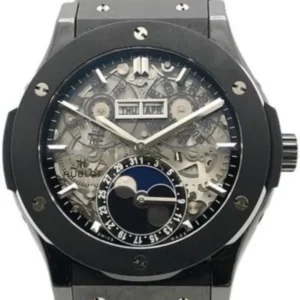 ウブロ クラシックフュージョン アエロ フュージョン ムーンフェイズ ブラックマジック 547.CX.0170.LR