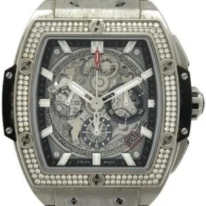 ウブロ スピリット オブ ビッグバン チタニウム ダイヤモンド 601.NX.0173.LR.1104