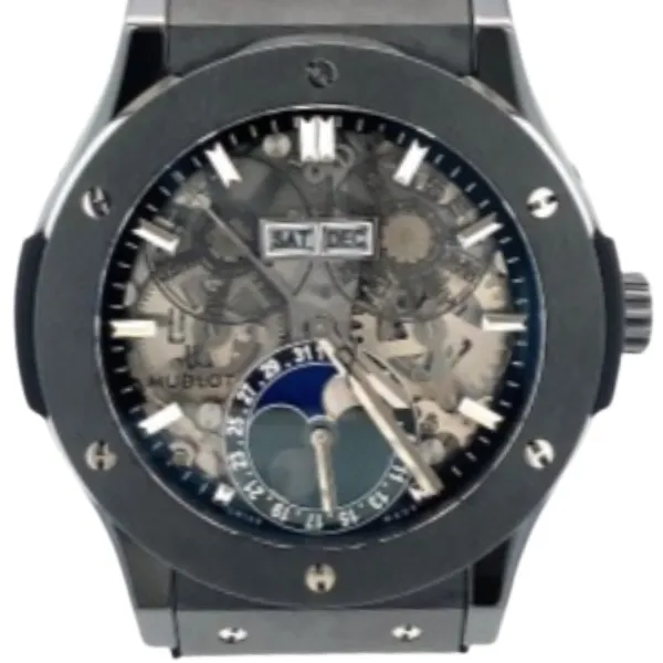 ウブロ クラシック・フュージョン アエロ・フュージョン フュージョン ムーンフェイズ ブラックマジック 547.CX.0170.LR