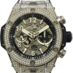 ウブロ ビッグバン ウニコ チタニウム パヴェ 421.NX.1170.RX.1704