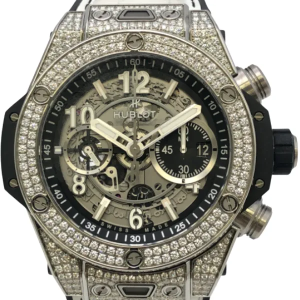 ウブロ ビッグバン ウニコ チタニウム パヴェ 421.NX.1170.RX.1704