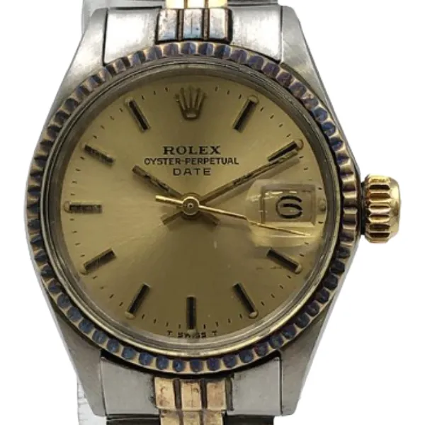ロレックス オイスターパーペチュアルデイト 6517 ゴールド