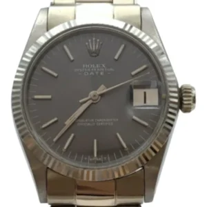 ロレックス オイスターパーペチュアルデイト 6627 シルバー