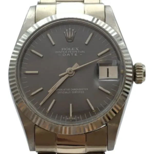 ロレックス オイスターパーペチュアルデイト 6627 シルバー