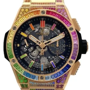 ウブロ ビッグ・バン インテグレーテッド キングゴールド レインボー 451.OX.1180.OX.3999