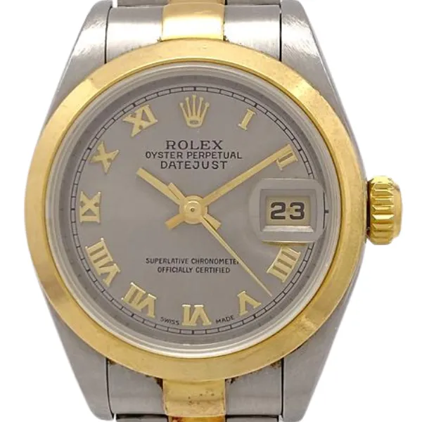 ロレックス デイトジャスト 79163 グレー