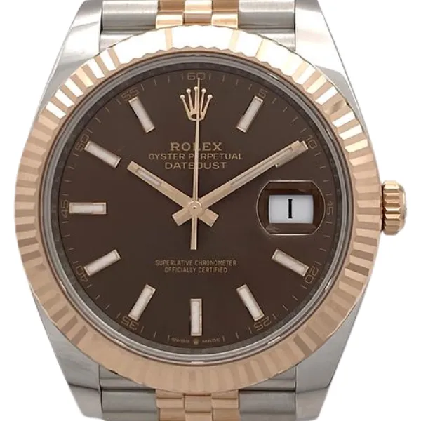 ロレックス デイトジャスト 126331 ブラウン