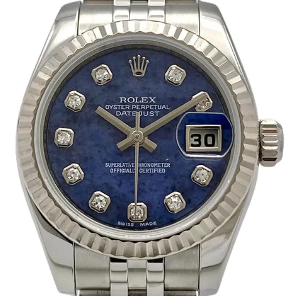 ロレックス デイトジャスト 179174G  ブルー