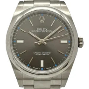 ロレックス オイスターパーペチュアル 114300 グレー