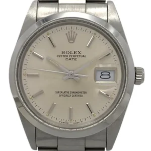 ロレックス オイスターパーペチュアルデイト 15000 シルバー