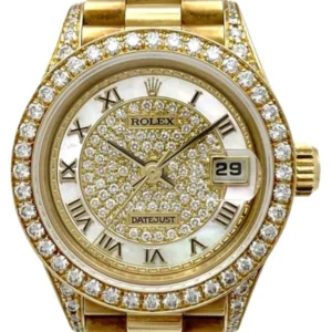 ロレックス デイトジャスト 69158 ホワイト/ゴールド