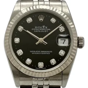 ロレックス デイトジャスト 68274G ブラック